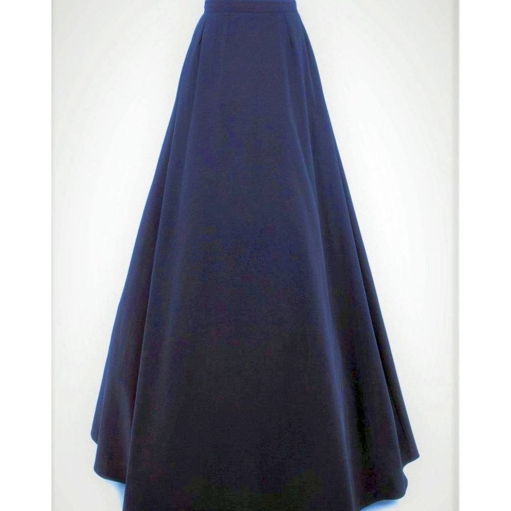 "FRONTIER CLASSICS" VICTORIAN STYLE WALKING SKIRT NAVY BLUE SIZE S/M